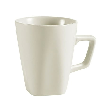 

Square Pattern Square Mug 12 Oz. 3-1/2 Dia. X 5-7/8 H Stoneware American White 36 packs