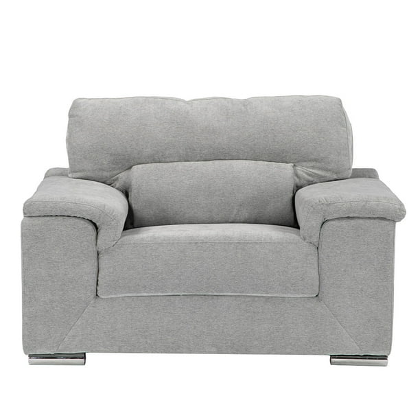 Sillón TRINITY Kaizen 1 Plaza Gris Claro para Sala
