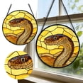 thumbnail image 2 of Stained Window Hanging With Beads For Home Garden That Enhances Living Spaces And Light In Colorful Glass Display, 2 of 6