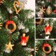 thumbnail image 5 of Decoraciones para árboles de Navidad, 56 piezas de decoraciones para árboles de paja, adorno de paja para árbol de Navidad, colgante de paja para árbol de Navidad, colgante de paja natural, 5 of 5