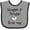 Heather and Black, variant on Inktastic Nonna and Nonno Love Me Heart Grandchild Boys or Girls Baby Bib