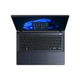 thumbnail image 4 of Dynabook Toshiba Tecra A40-M - 180-degree hinge design - Intel Core Ultra 5 - 125U / up to 4.3 GHz - Win 11 Pro - Intel Graphics - 16 GB RAM - 512 GB SSD NVMe - 14" IPS 1920 x 1200 - Gigabit Ethernet - Wi-Fi 6E, Bluetooth - dark blue, 4 of 13