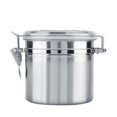 thumbnail image 1 of Coofit Food Storage Container Sealed Stainless Steel Airtight Canister for Tea Coffee, 1 of 9
