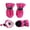 Pink, variant on Feiona 4pcs Non-slip Puppy Shoes Pet Protection Soft-soled Pet Dog Shoes Winter Waterproof Warm Dog Boots Pet Paw Care Supplies