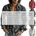 thumbnail image 3 of Yusimy Men's Floral Button-Up Shirt, Breathable Long Sleeve with Collar, Loose Chiffon Top for Vacation Party and Summer Holiday Casual, 3 of 5