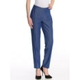 thumbnail image 4 of ANNE KLEIN Womens Blue Denim Bowie Pants 2, 4 of 5