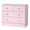 Pink | 4 Drawers, variant on Tcbosik Tall Dresser with 6 Drawers, Vertical Bedside End Table, Chest of Drawers for Bedroom, Closet, Living Room, Hallway, Gray