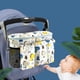 thumbnail image 3 of Bolsa Organizadora para Cochecito, Bolsillos con Cremallera, Estabilidad, Fácil Instalación con Portavasos, Multifuncional, Desmontable, Ajustable Par EstiloC Macarena Organizador de cochecito, 3 of 8