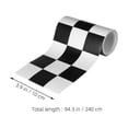 thumbnail image 2 of NICEXMAS PVC Bulletin Board Border Trim Sticker, Easy to Install Checkered Pattern Wall Decor for Classroom and Office, 2 of 8