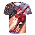 thumbnail image 2 of Fashion Superhero Spiderman T-shirts 3 4 5 6 7 8 9 10 11 12 13 14 Ys Kids Boy T Shirt Casual Cartoon Short Sleeve Marvel Clothes11T Gong Bohan LED, 2 of 2