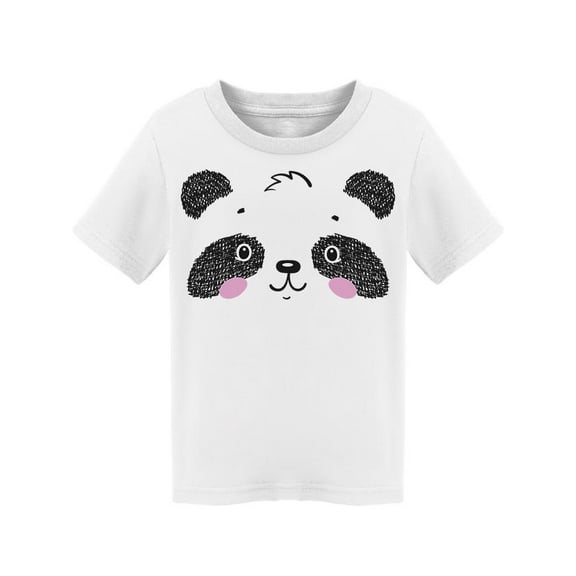 Adorable Panda Face T-Shirt Toddler -Image by Shutterstock,  3 Toddler
