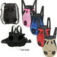 thumbnail image 4 of HLONK Portable Backpack Pet Backpack Adjustable Front Dog Legs Tail Out Chest Travel Carrier, 4 of 8