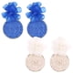 thumbnail image 1 of 2 pares de pendientes de rafia para mujer, pendientes colgantes de rafia llamativos, joyería de vacaciones de verano en la playa, 1 of 5