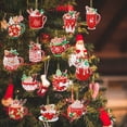 thumbnail image 3 of 15 Pieces Christmas Diamond Painting Keychain Christmas Tree Ornaments 5D DIY Hot Cocoa Art for Kids Crafts Family Decor, 3 of 6