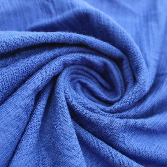 FREE SHIPPING!!! Royal Ice Slub Rayon Spandex Jersey Knit Fabric, DIY Projects by the Yard