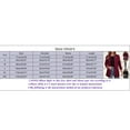 thumbnail image 4 of Vedolay Top Womens Plus Size Elegant Split Long Sleeve Open Front Office Blazer Jacket,Red S, 4 of 4