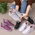 thumbnail image 6 of Women's Running Shoes Hands-Free Slip On Breathable Knit Walking Sneakers Non-Slip for Work Gym & Casual 37, 6 of 9