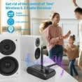 thumbnail image 3 of Bluetooth 5.3 Receiver for Home Stereo, RCA Bluetooth Adapter, Low Latency & HD Music Audio, Support Optical AUX 3.5mm, RCA Receiver Adapter for Speakers, Music Streaming Stereo System, 3 of 11