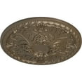 thumbnail image 3 of 32 3/8"OD x 3 1/2"P Tristan Ceiling Medallion (Fits Canopies up to 6 1/4"), Hand-Painted Warm Silver, 3 of 6