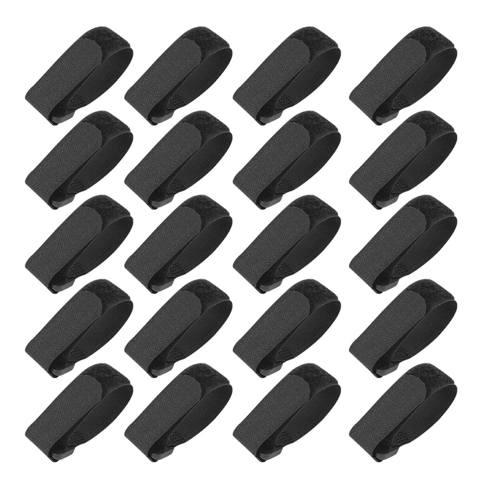 Lot De 20 Sangles Réutilisables Pour Cannes à Pêche – Scratch Renforcé, Nylon Résistant (20x200mm)