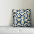 thumbnail image 2 of Creative Products Blue and Yellow Geo Circles 18x18 Spun Poly Pillow, 2 of 2