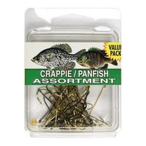 Eagle Claw SPCRPW Crappie Hook Assortment Clam, 46 Piece