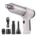 thumbnail image 1 of Aspiradora de mano para automóvil Limpiador inalámbrico de mano Mini aspirador de aire portátil y bomba de mano con carga USB de succión fuerte de 9000 Pa para limpieza de grava y polvo de p Abanopi  Aspiradora, 1 of 5