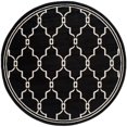 thumbnail image 2 of Safavieh Amherst Anthracite Indoor Outdoor Rug - Round 7', 2 of 3