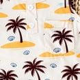 thumbnail image 4 of enyan Toddler Baby Boys Summer Outfits Short Sleeve Cartoon Print T-Shirt Tops & Shorts Sets 2Pcs Cute Baby Boys Cotton Summer Clothes For 1t 2t 3t 4t 5t 6t (12-18 Months,Beige), 4 of 7