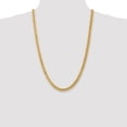 thumbnail image 2 of Diamond2Deal Father's Day Gift 14K Yellow Gold 6.75mm Semi-Solid Miami Cuban Chain Necklace for Men 26", 2 of 6