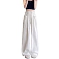thumbnail image 3 of Liyamei Girls High Waist Wide Leg Pants with Lightweight Drape for Summer Casual Style Size 5-16 Years, 3 of 4