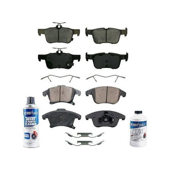 Brake Pad Set - Compatible with 2013 - 2016 Lincoln MKZ 2014 2015