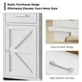 thumbnail image 5 of DreamCurship 55" Buffet Sideboard Cabinet, Kitchen Storage Cabinet with Doors, Modern Farmhouse Coffee Bar for Dining Room Living Room, White, 5 of 8