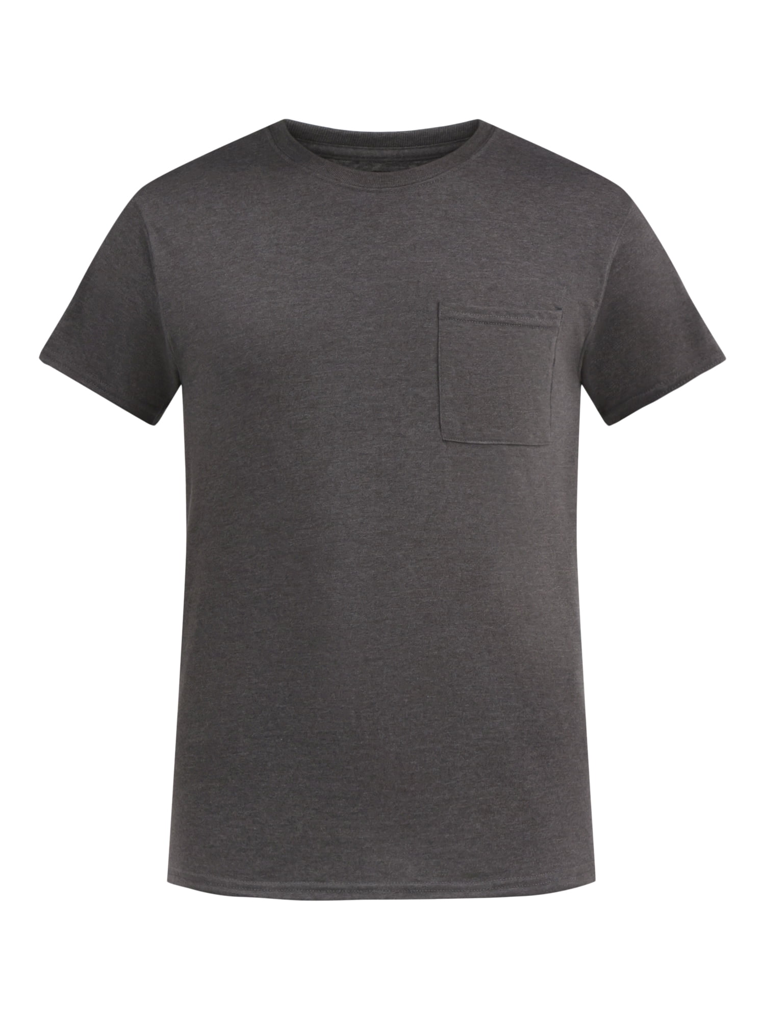 Athletic Works Men's and Big Men's Cotton Pocket Tee, Sizes XS-5XL and Tall Sizes