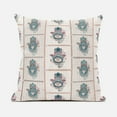thumbnail image 4 of Amrita Sen Designs  20 x 20 in. Hamsa Hand Paisley Duo Suede Blown & Closed Pillow - Off White & Orange, 4 of 6