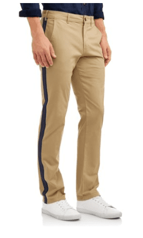 mens side stripe pants