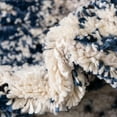 thumbnail image 4 of Unique Loom Tucson Collection Area Rug - Tubac (4' Square Blue/Black), 4 of 6