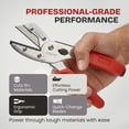 thumbnail image 4 of RONAN Multi-Cut Quick Change Utility Cutter, Razor Sharp Multipurpose Cutting Tool Cuts Cable, Wood, Carpet, Laminate Tile, Vinyl, Rubber, Shrubs, Fo, 4 of 5