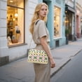 thumbnail image 7 of FORMRS Women Crossbody Purse with Chain Strap Vegan Leather Shoulder Handbag, Yellow Symmetrical Stars, 7 of 7