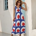 thumbnail image 6 of Mod Roundel Montage Sleeveless Dress woman dress prom dresses, 6 of 6