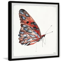 Parvez Taj "Tiger Butterfly" Framed Painting Print