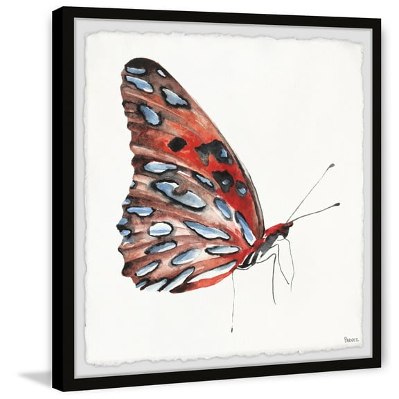 Parvez Taj "Tiger Butterfly" Framed Painting Print