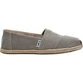 thumbnail image 3 of Toms Drizzle Women's Washed Canvas Slip On Trainers in Grey Size 10, 3 of 4