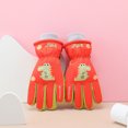 thumbnail image 6 of Hwmodou Warm Toddler Mittens Winter Gloves Kids Boys Girls Soft Wool Lined Gloves Full Finger Children Thermal Knit Gloves, 6 of 6