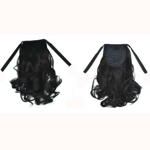 Rkxzt Clearance Sale Womens Ribbon Wavy Wavy Curly Short Ponytail Horsetail Hair Extensions