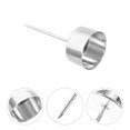 thumbnail image 1 of unbranded 20Ud Base De Vela Con De Metal Plata Para Montajes En Guirnalda Y Mesas, 1 of 8