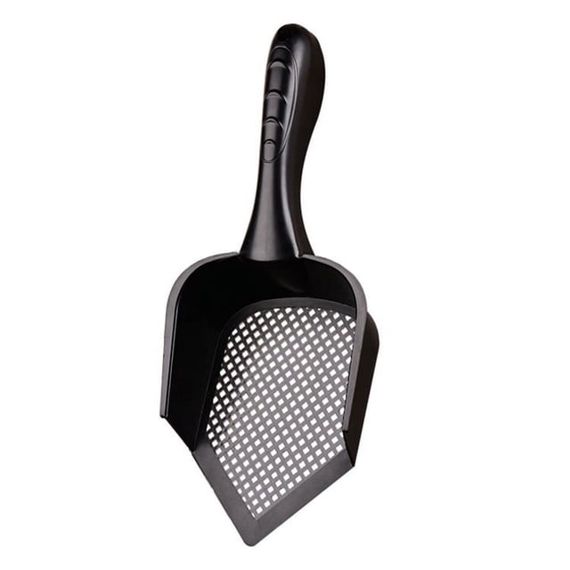 Pala para arena de gatos Kitty, pala para arena fina con agujeros pequeños para gatos, perros, conejos, hámster, tamiz de serpiente, pala de PVC no tóxica