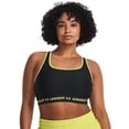 thumbnail image 2 of Sujetador deportivo Under Armour Crossback Mid Impact para mujer, azul marino, 2 of 6