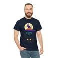 thumbnail image 5 of Unisex Heavy Cotton Streetwear Halloween T-shirt Wizard Of Owls, 5 of 12