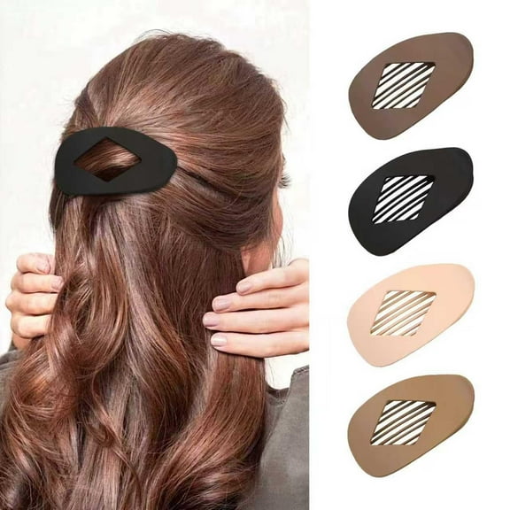 SOFTGAS 4PCS Duckbill Hair Clips, Simple Elegant Duckbill Hair Clip for Women, for Thick Thin Hair, for Curly Straight, Duckbills Flat Hairs Clips For Women & Girls